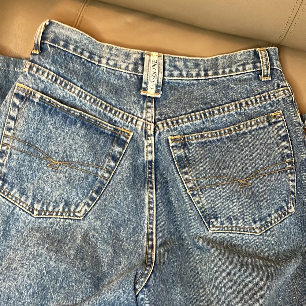 Vintage Gasoline Jean ALTERED high waisted